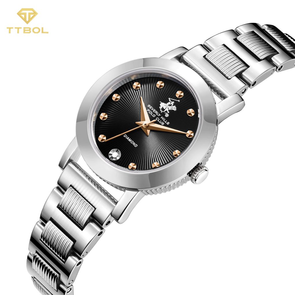 ساعت مچی زنانه بورلی هیلز پولو کلاب نگین دار BEVERLY HILLS POLO CLUB BP3842X.350