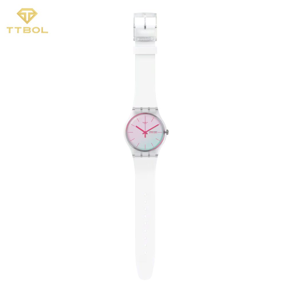 ساعت مچی سواچ بند سیلیکونی سفید SWATCH SO29K704-S14