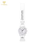ساعت مچی امگا سواچ اسنوپی OMEGA SWATCH MISSION TO THE MOONPHASE SO33W700 - Image 6