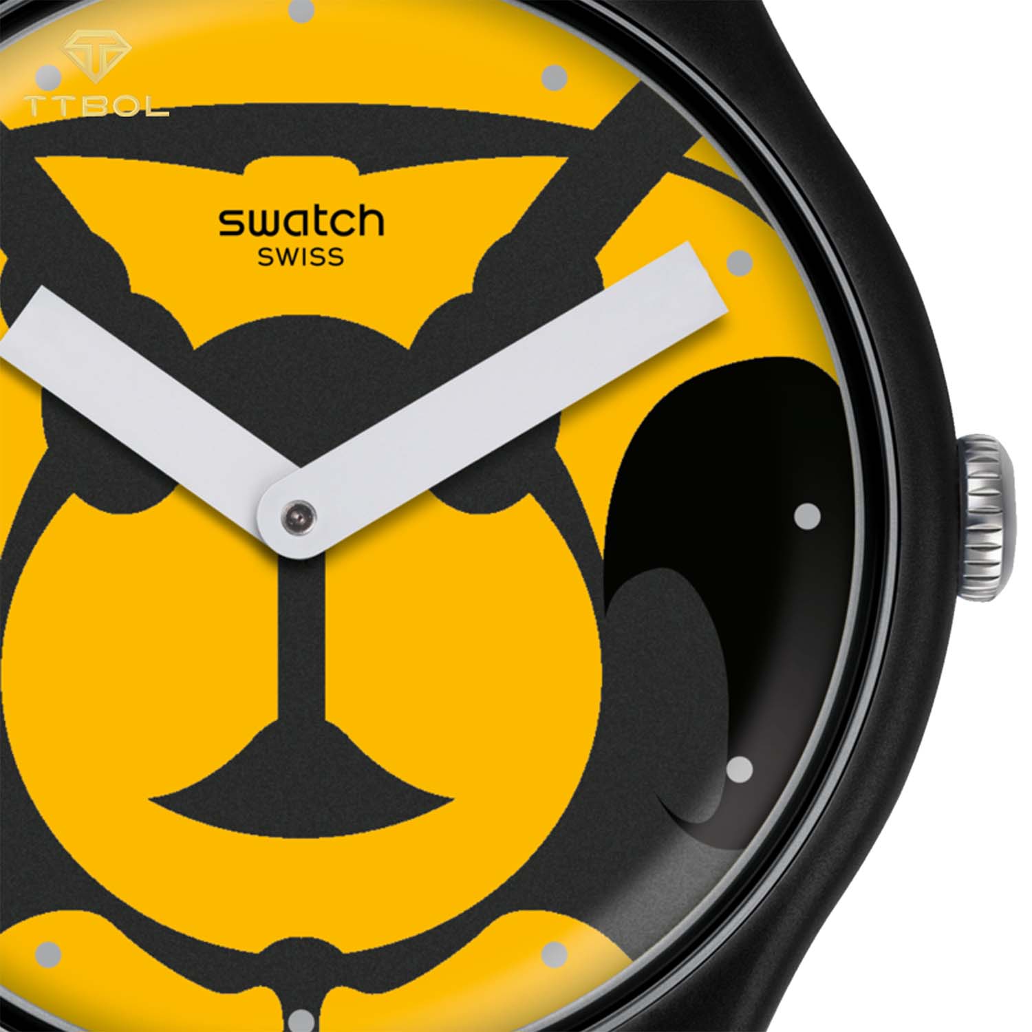 ساعت مچی سواچ زنبور عسل SWATCH SUOB149
