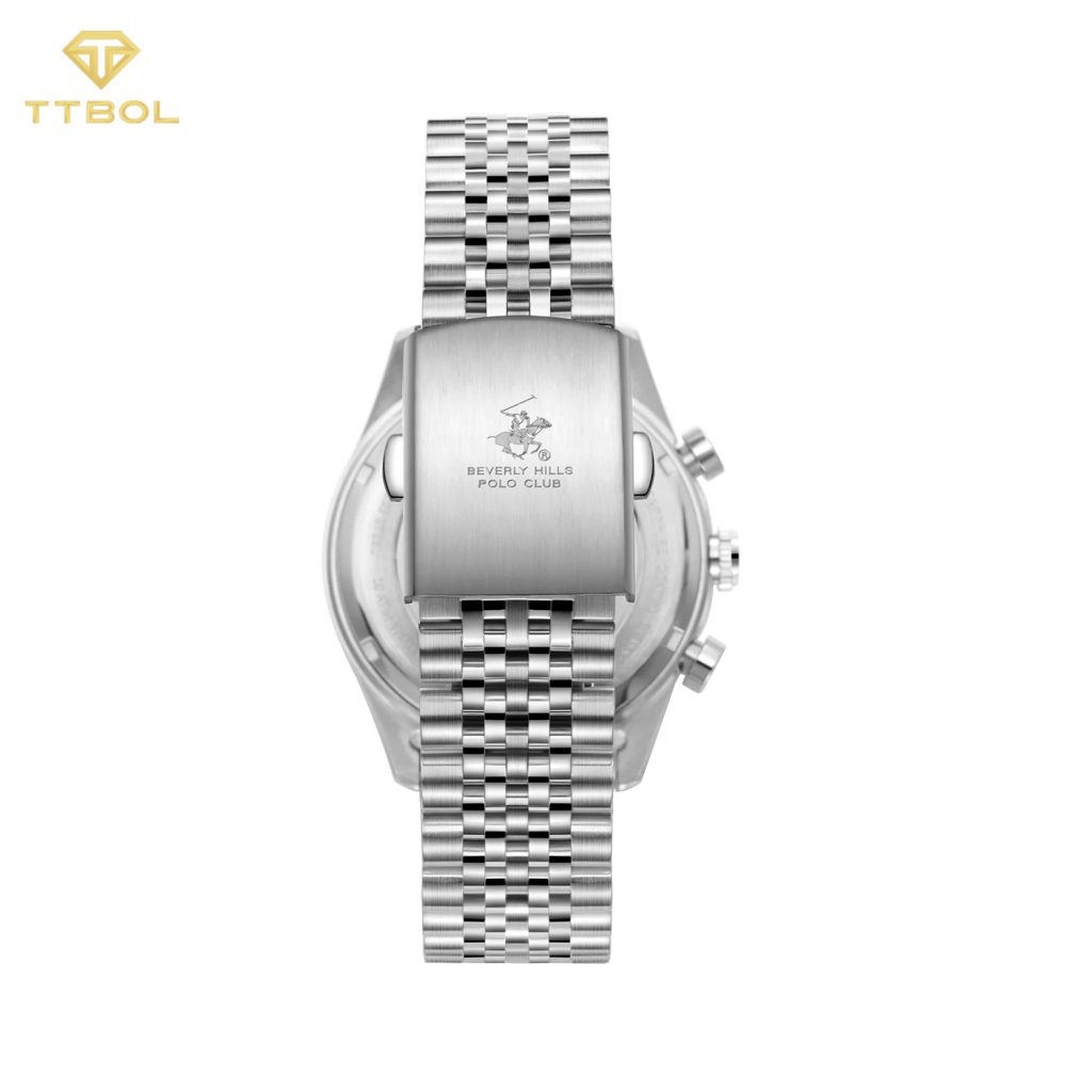 ساعت مچی مردانه بورلی هیلز پولو کلاب بند رولکسی BEVERLY HILLS POLO CLUB BP3823X.350