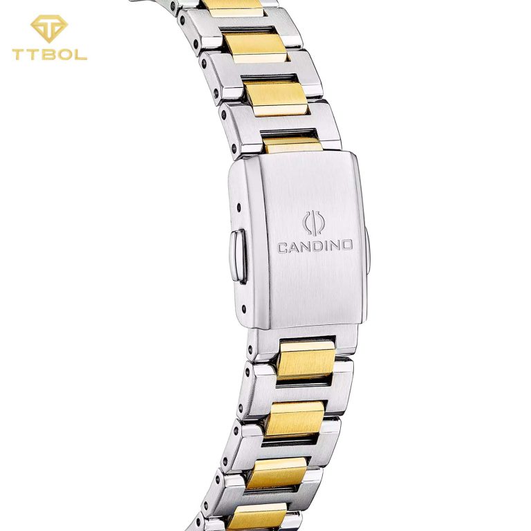 ساعت مچی زنانه کاندینو بند سیلور طلایی CANDINO C4776/1