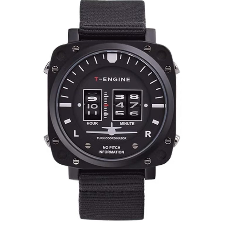 ساعت مچی مردانه تی انجین T-ENGINE موومنت ژاپنیAltimeter - Nylon Strap