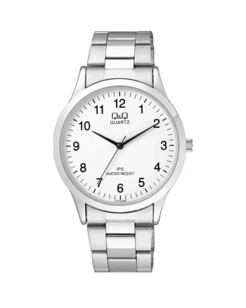 ساعت مچی مردانه کیو اند کیو Q&Q مدل C212J204Y با بند Silver و صفحه White، موومنت کوارتز ژاپنی