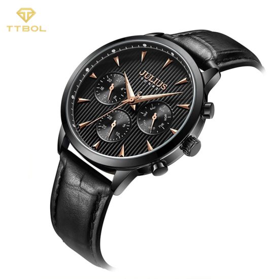 ساعت مچی مردانه جولیوس موومنت ژاپنیJULIUS JAH-107D