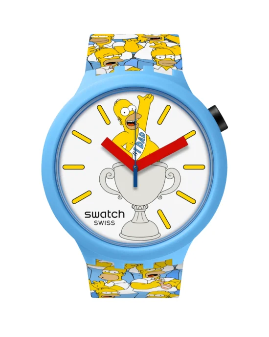 ساعت مچی سواچ SWATCH BIG BOLD THE SIMPSONS BEST. DAD. EVER. SB05Z100
