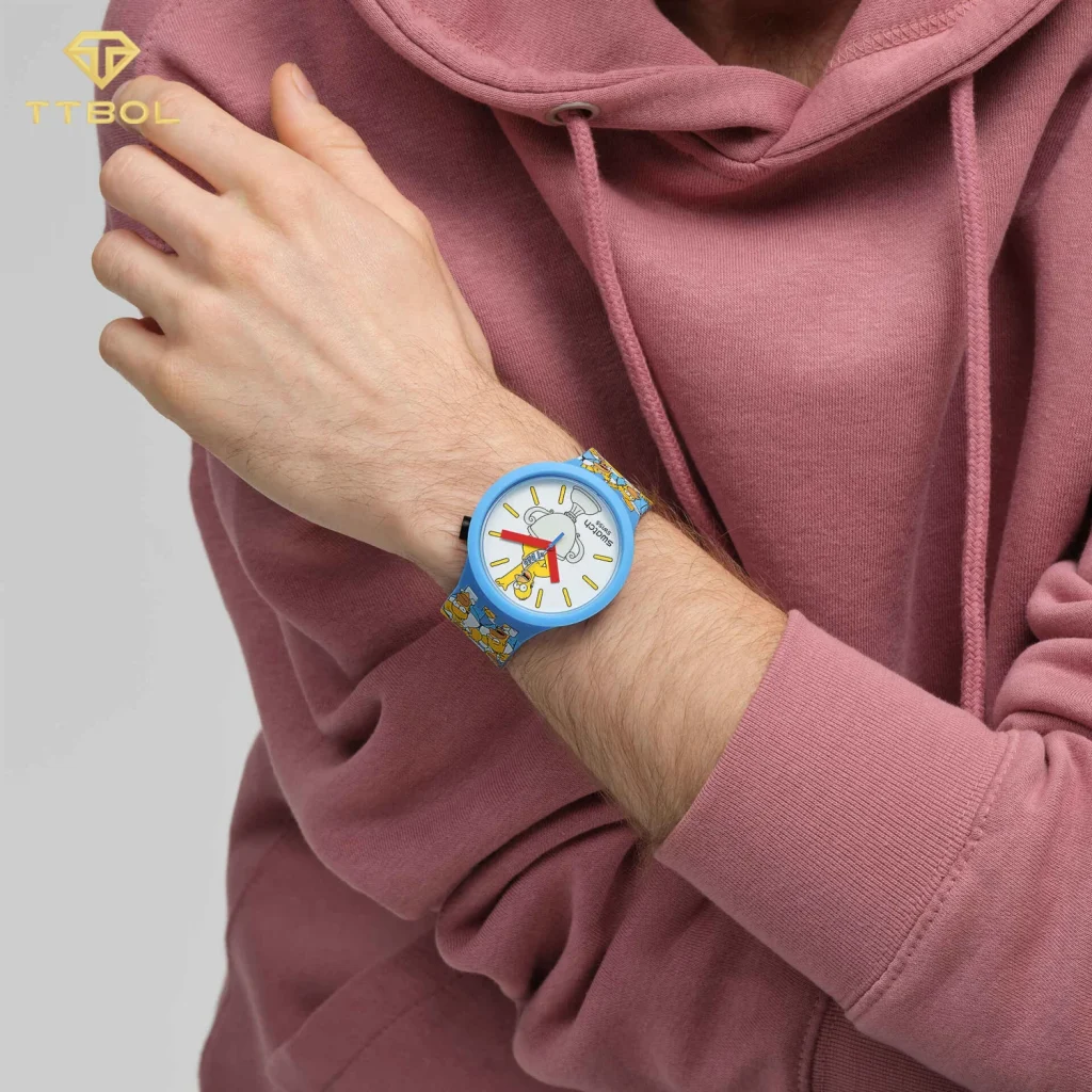 ساعت مچی سواچ SWATCH BIG BOLD THE SIMPSONS BEST. DAD. EVER. SB05Z100 - Image 3