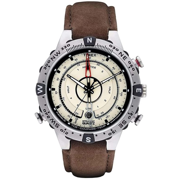 ساعت مچی مردانه تایمکس مدل T2N721 Intelligent Quartz با صفحه کرم و بدنه استیل