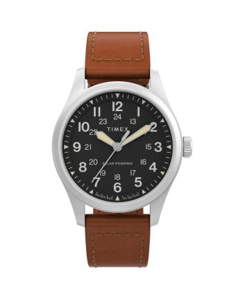 ساعت مچی مردانه تایمکس مدل TW2V00200 Expedition خورشیدی با صفحه مشکی