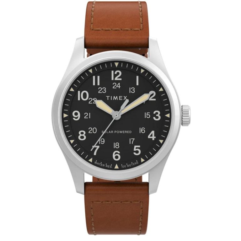 ساعت مچی مردانه تایمکس مدل TW2V00200 Expedition خورشیدی با صفحه مشکی