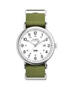 ساعت مچی مردانه تایمکس مدل TW2W86000 Weekender با صفحه سفید