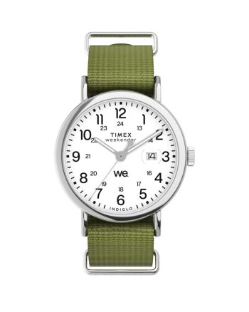 ساعت مچی مردانه تایمکس مدل TW2W86000 Weekender با صفحه سفید