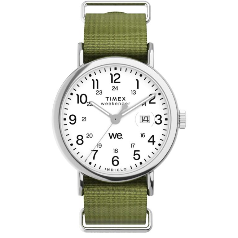 ساعت مچی مردانه تایمکس مدل TW2W86000 Weekender با صفحه سفید