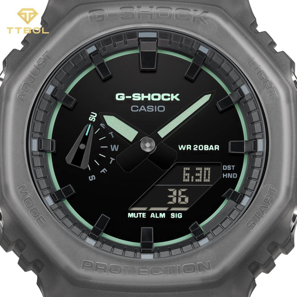 ساعت مچی مردانه کاسیو جیشاک مدل GA-2100K-1ADR