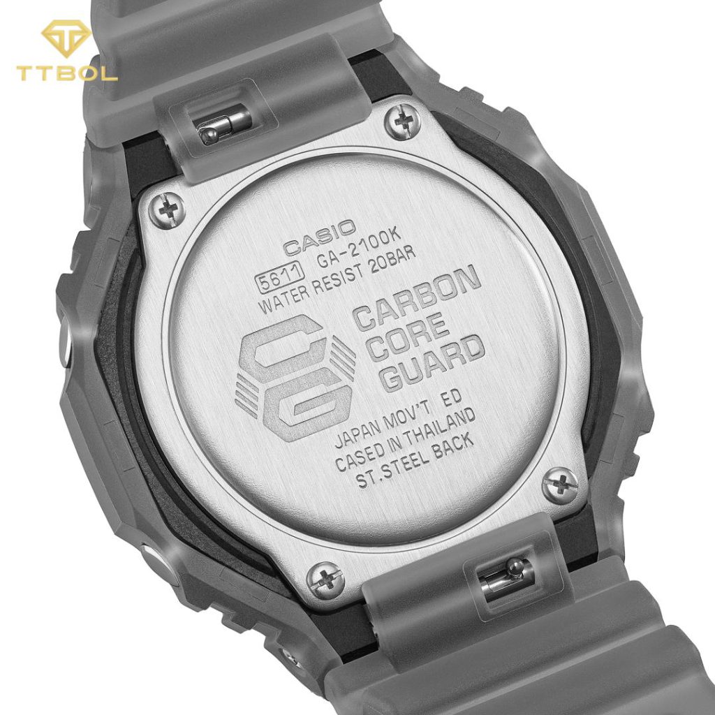 ساعت مچی مردانه کاسیو جیشاک مدل GA-2100K-1ADR