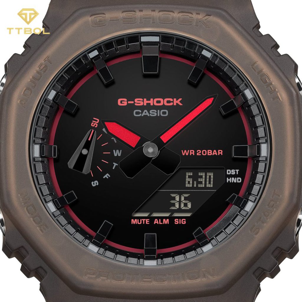 ساعت مچی مردانه کاسیو جیشاک مدل GA-2100K-5ADR