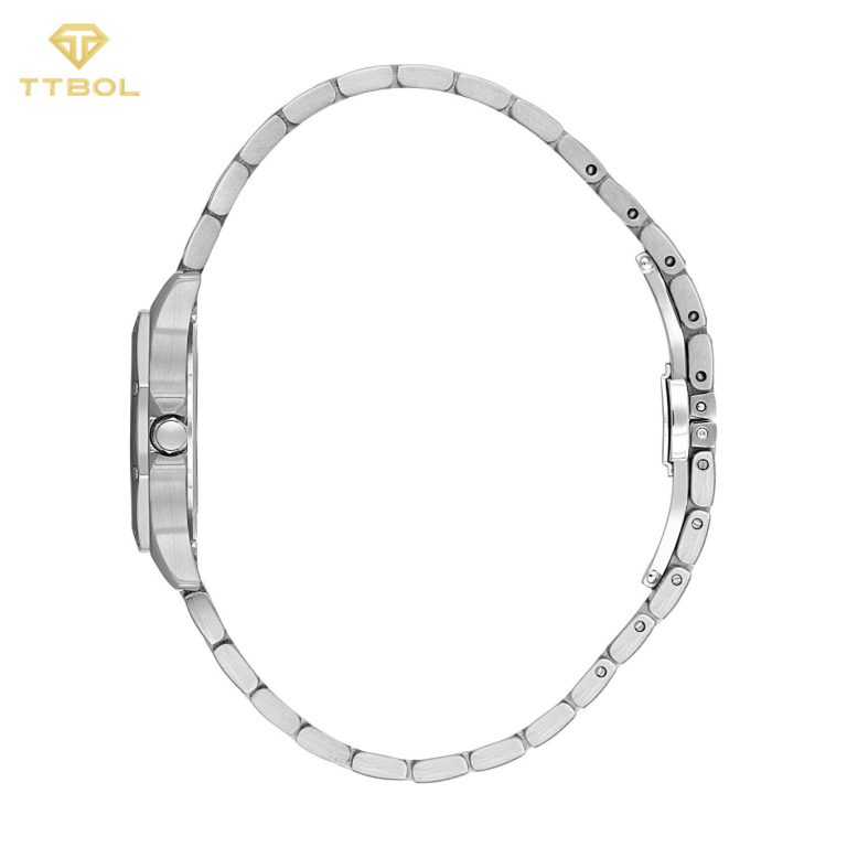 ساعت مچی زنانه پولو سانتا باربارا POLO SANTA BARBARA SB.1.10637-1 - نمای زاویه‌دار بند و قاب استیل
