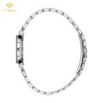 ساعت مچی زنانه پولو سانتا باربارا POLO SANTA BARBARA SB.4.10019-1 - نمای روبه‌رو صفحه سیلور و بند استیل