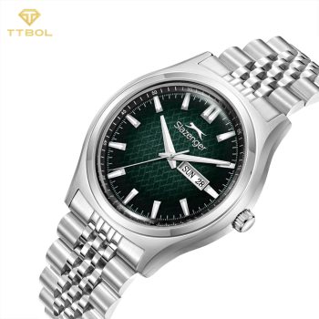 ساعت مچی مردانه اسلازنجر مدل SL.09.2573.1.370 بند استیل نقرهای 42mm