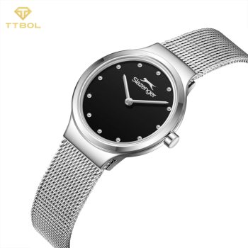 ساعت مچی زنانه اسلازنجر مدل SL.09.2587.3.350 بند مش نقرهای 30mm