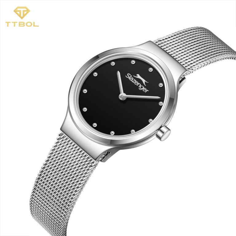 ساعت مچی زنانه اسلازنجر مدل SL.09.2587.3.350 بند مش نقرهای 30mm