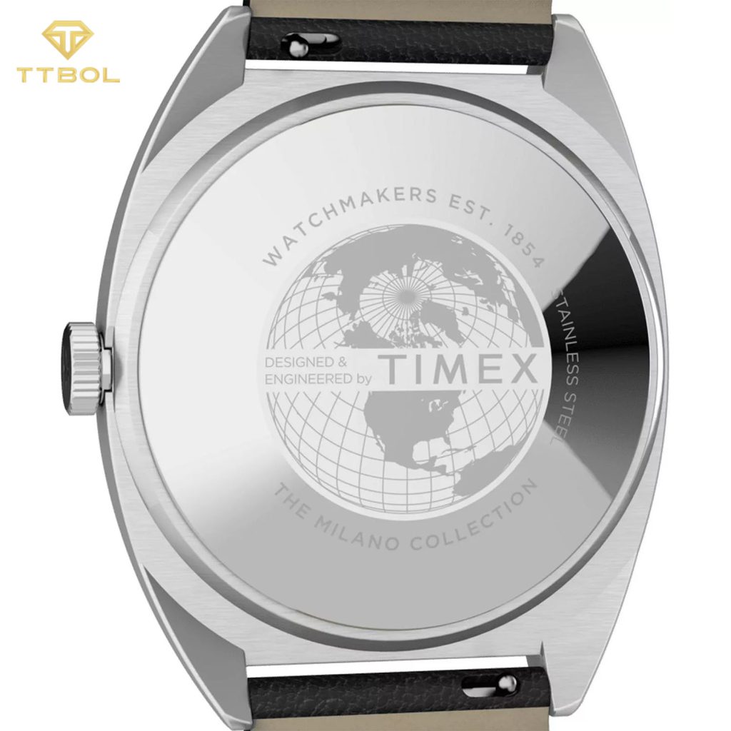 نمای درب پشت ساعت تایمکس Milano XL مدل TW2U15900