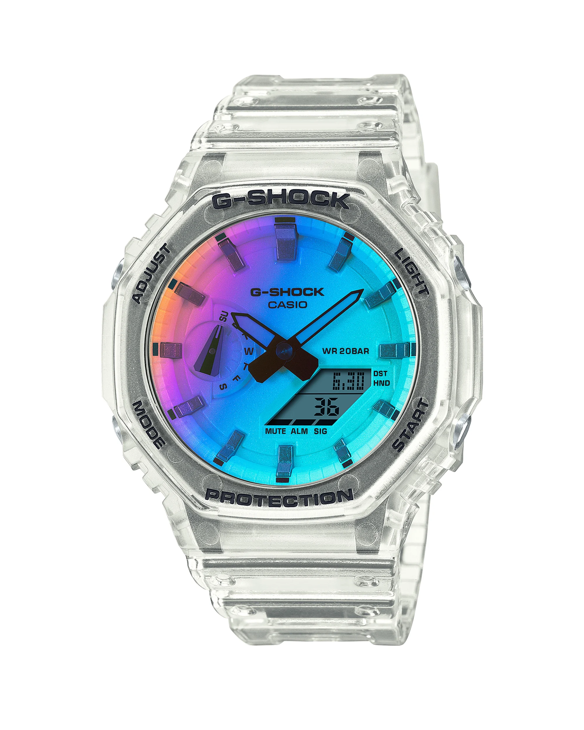 ساعت مچی مردانه کاسیو جی‌شاک مدل GA-2100SRS-7ADR