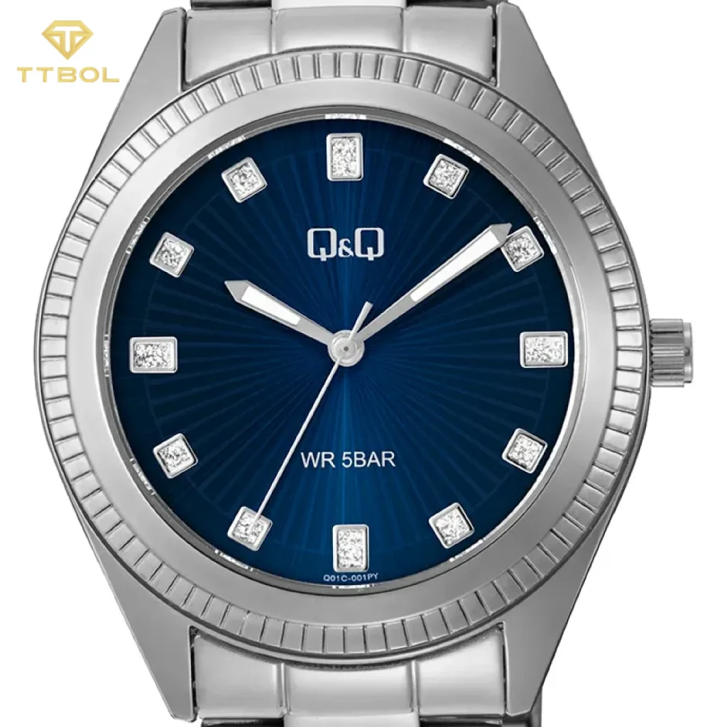 ساعت مچی زنانه کیو اند کیو Q&Q Q01C-001PY - Image 2