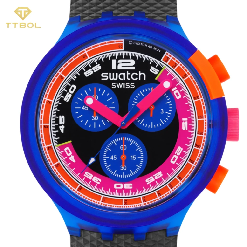 ساعت مچی سواچ SWATCH NEON PARTY TO THE MAX SB06N102 - Image 4