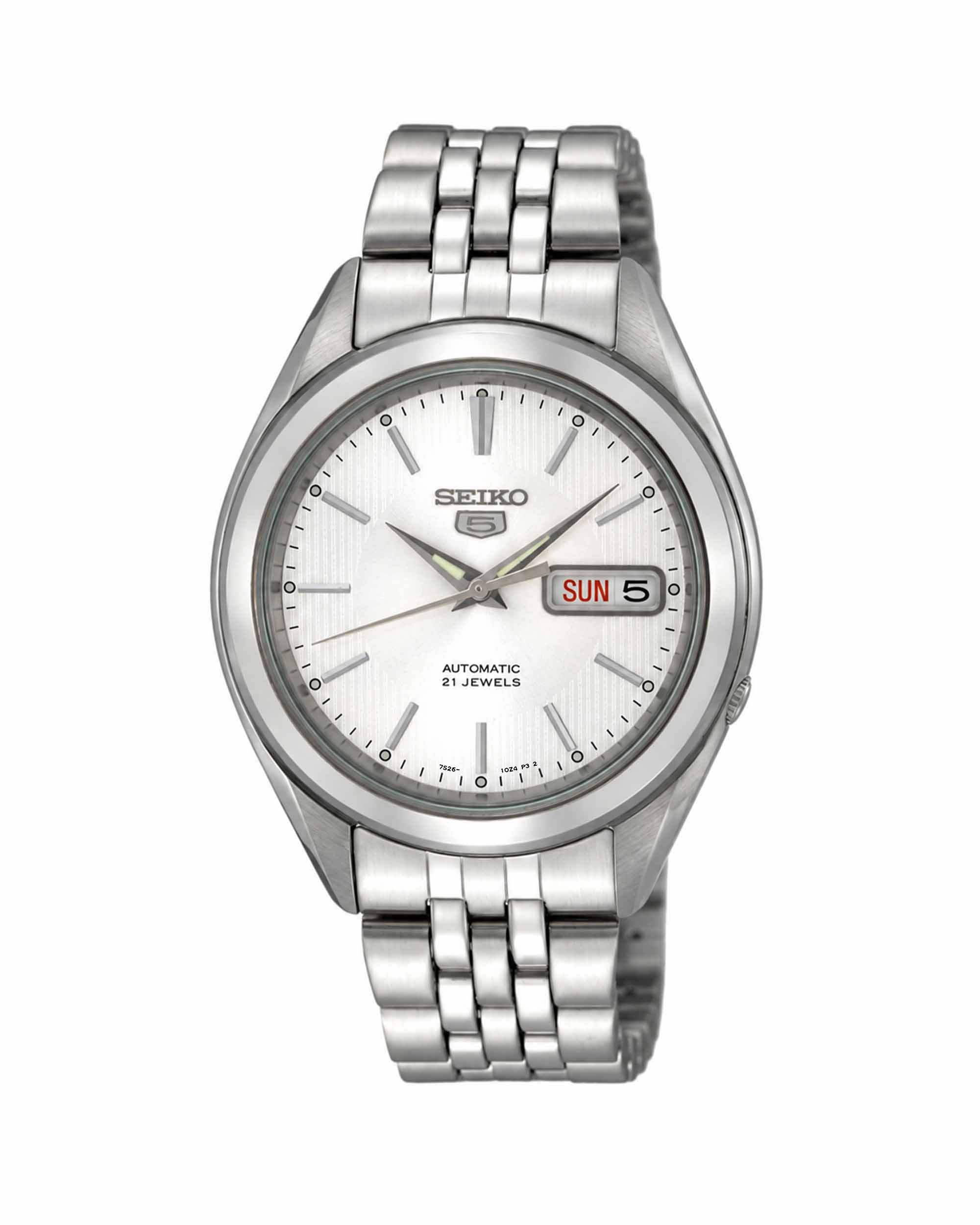 SEIKO SNKL15K1 ساعت اتوماتیک مردانه سیکو 5 SNKL15K1 نقرهای