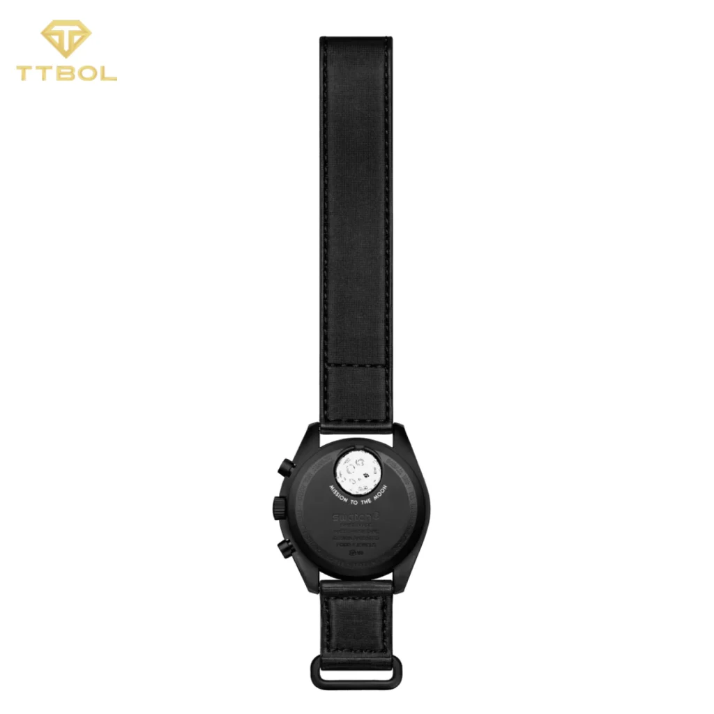 ساعت مچی امگا سواچ MISSION TO THE MOONPHASE NEW MOON OMEGA SWATCH MOONSWATCH SO33B700 - Image 8