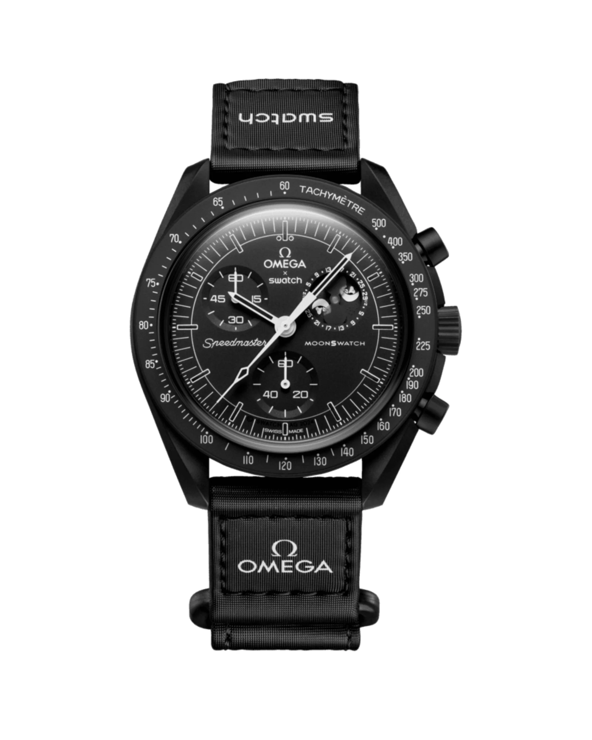 SO33B700_thumbnail_v3 ساعت مچی امگا سواچ MISSION TO THE MOONPHASE NEW MOON OMEGA SWATCH MOONSWATCH SO33B700 - Image 1