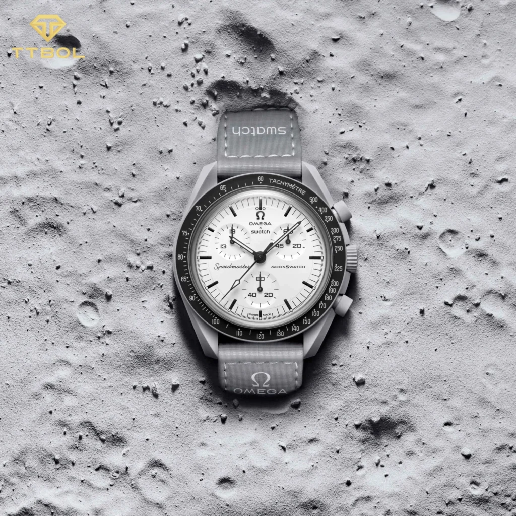ساعت مچی امگا سواچ 1965 OMEGA SWATCH MOONSWATCH 1965 SO33M106 - Image 2