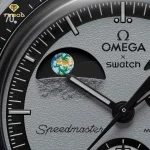 ساعت مچی امگا سواچ MISSION TO EARTHPHASE OMEGA SWATCH MOONSWATCH SO33M700 - Image 4