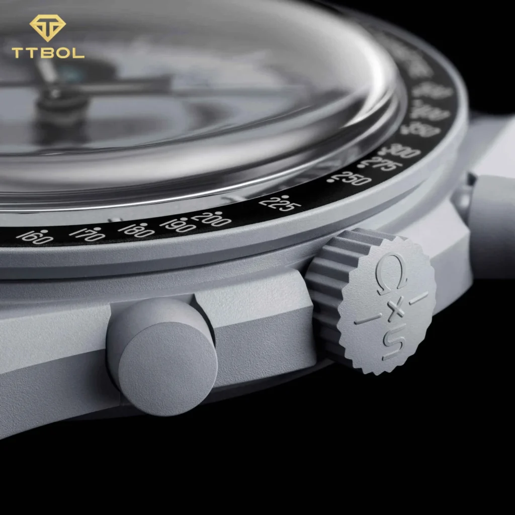 ساعت مچی امگا سواچ MISSION TO EARTHPHASE OMEGA SWATCH MOONSWATCH SO33M700 - Image 6