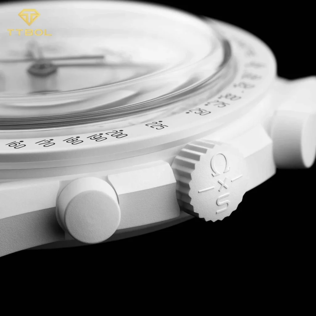 ساعت مچی امگا سواچ اسنوپی OMEGA SWATCH MISSION TO THE MOONPHASE SO33W700 - Image 5