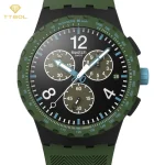 ساعت مچی سواچ SWATCH OLIVE RUSH SUSB421 - Image 4