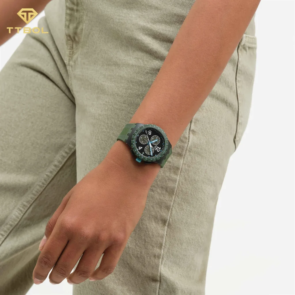 ساعت مچی سواچ SWATCH OLIVE RUSH SUSB421 - Image 3