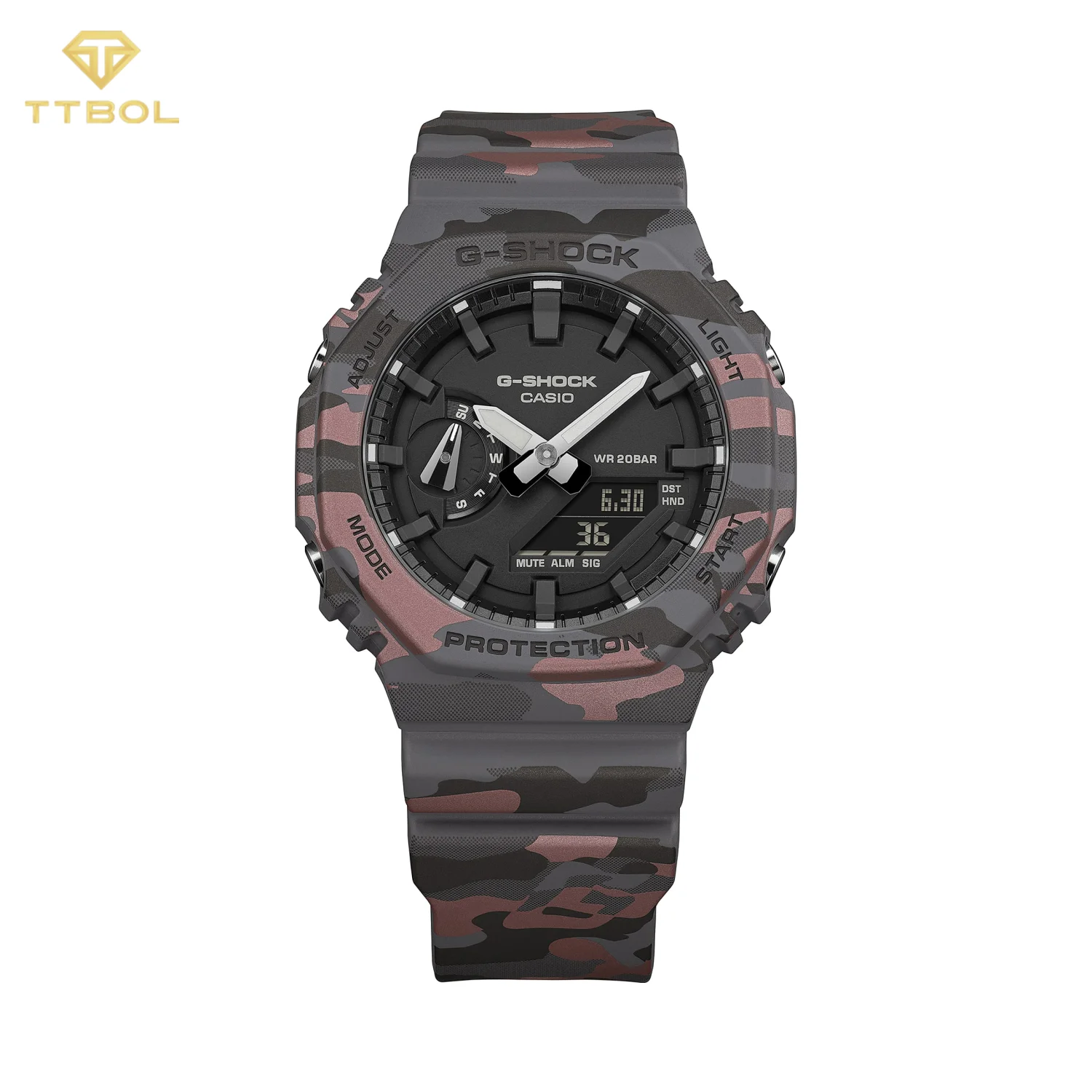 ساعت مچی مردانه کاسیو جی شاک مدل GA-2100CM-8ADR