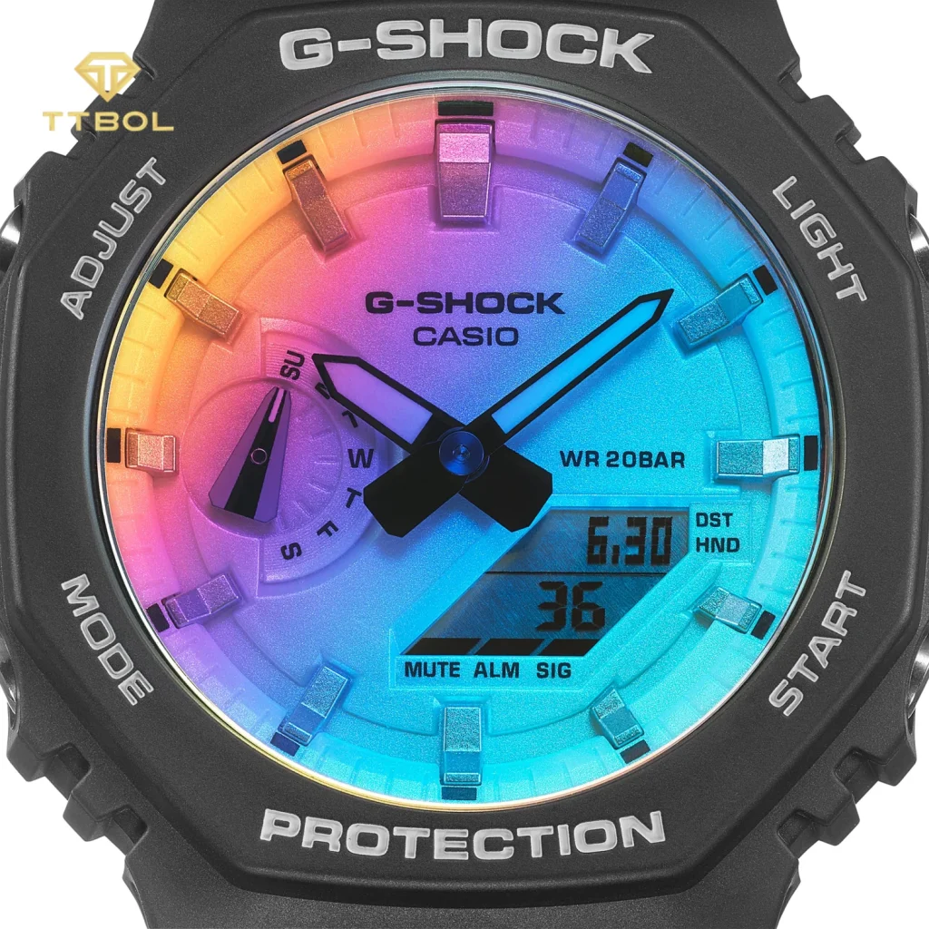 ساعت مچی مردانه کاسیو جی‌شاک مدل GA-2100SR-1ADR