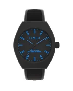 ساعت مچی مردانه تایمکس مدل TW2W42300 Trend Urban Pop با صفحه مشکی و نشانگرهای آبی