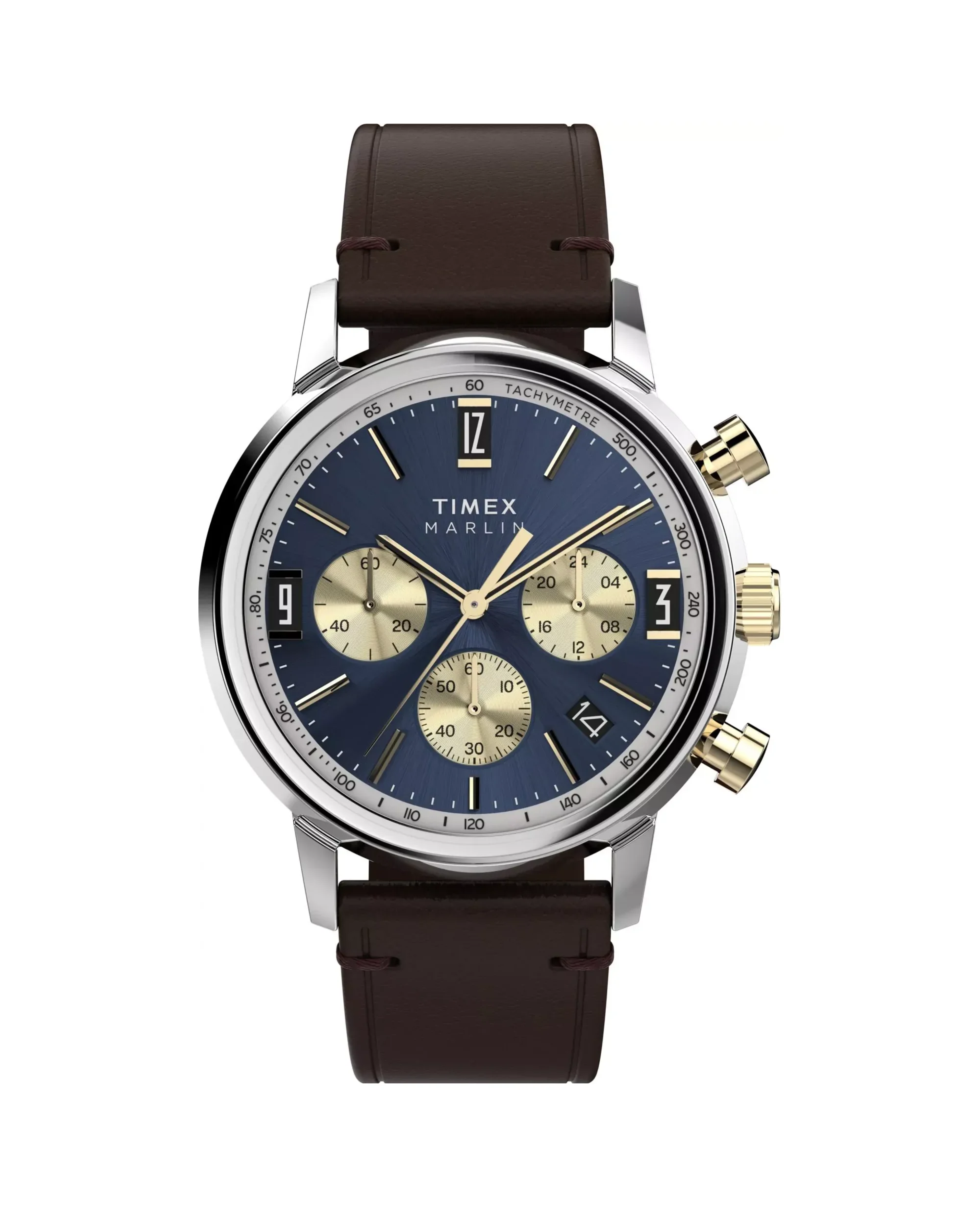 ساعت مچی تایمکس TW2W60400 - تصویر شاخص ساعت مچی مردانه تایمکس مدل TW2W60400 Marlin Quartz Chronograph