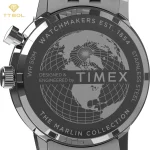 ساعت تایمکس TW2Y09900 Marlin Moon Phase - کلوزآپ صفحه و نمایشگر فاز قمر