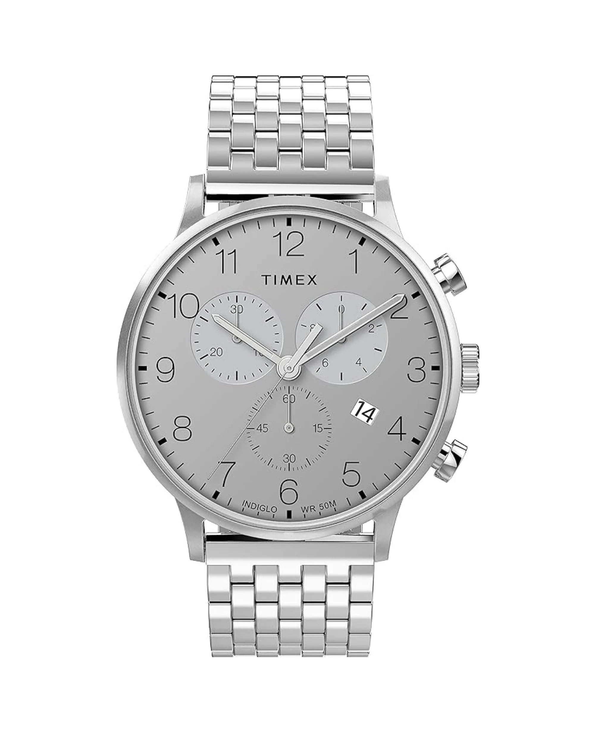 timex-twh6z1810-index ساعت مچی مردانه تایمکس مدل TWH6Z1810 Waterbury Classic Chronograph با بند و صفحه نقره ای استیل