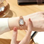 ساعت مچی زنانه جولیوس مدل JA-1526D با بند و قاب استیل نقرهای و صفحه نقرهای