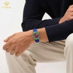 ساعت مچی سواچ SO28G704 روی مچ 2