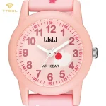 ساعت مچی زنانه کیو اند کیو Q&Q مدل V22A-001VY با بند رزین و صفحه ، موومنت کوارتز ژاپنی گالری