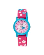 ساعت مچی زنانه کیو اند کیو Q&Q مدل V23A-021VY با بند رزین و صفحه ، موومنت کوارتز ژاپنی