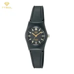 گالری ساعت مچی زنانه کیو اند کیو Q&Q مدل VP35J009Y با بند رزین مشکی و صفحه مشکی، موومنت کوارتز ژاپنی