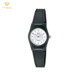 گالری ساعت مچی زنانه کیو اند کیو Q&Q مدل VP35J012Y با بند رزین مشکی و صفحه سفید، موومنت کوارتز ژاپنی